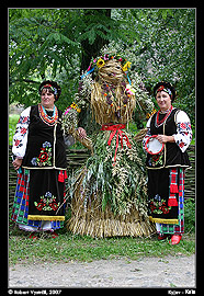 Kyjev - skanzen Pyrohovo, svátek Ivana Kupala